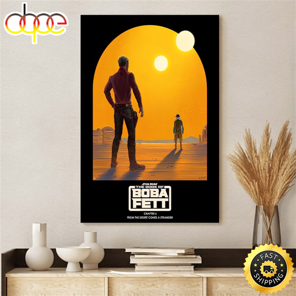The Book Of Boba Fett Star Wars Poster Canvas P8suxu