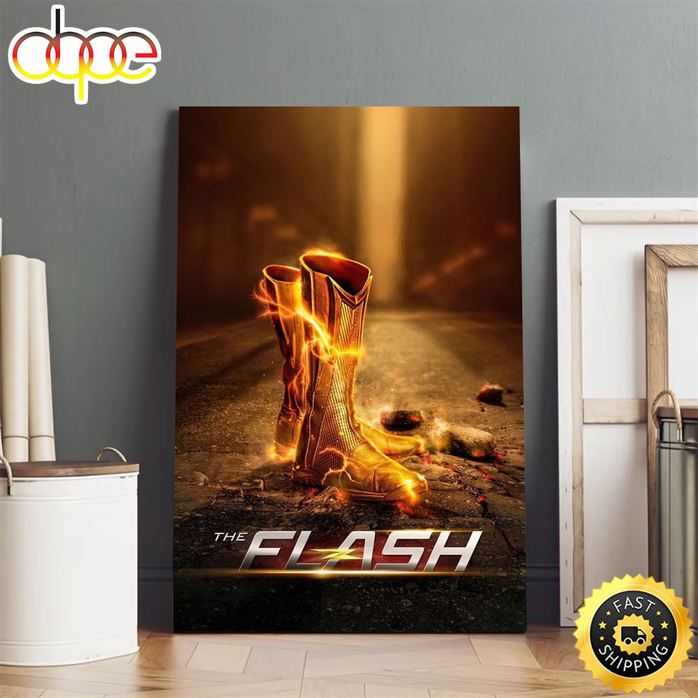 The Flash Final Season Poster Canvas Thx7pv