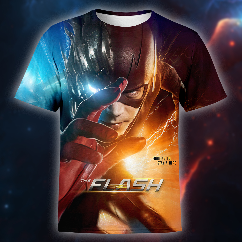 The Flash Season 9 Fighting To Stay A Herro3d T Shirt All Over Print Shirts Ywen9i