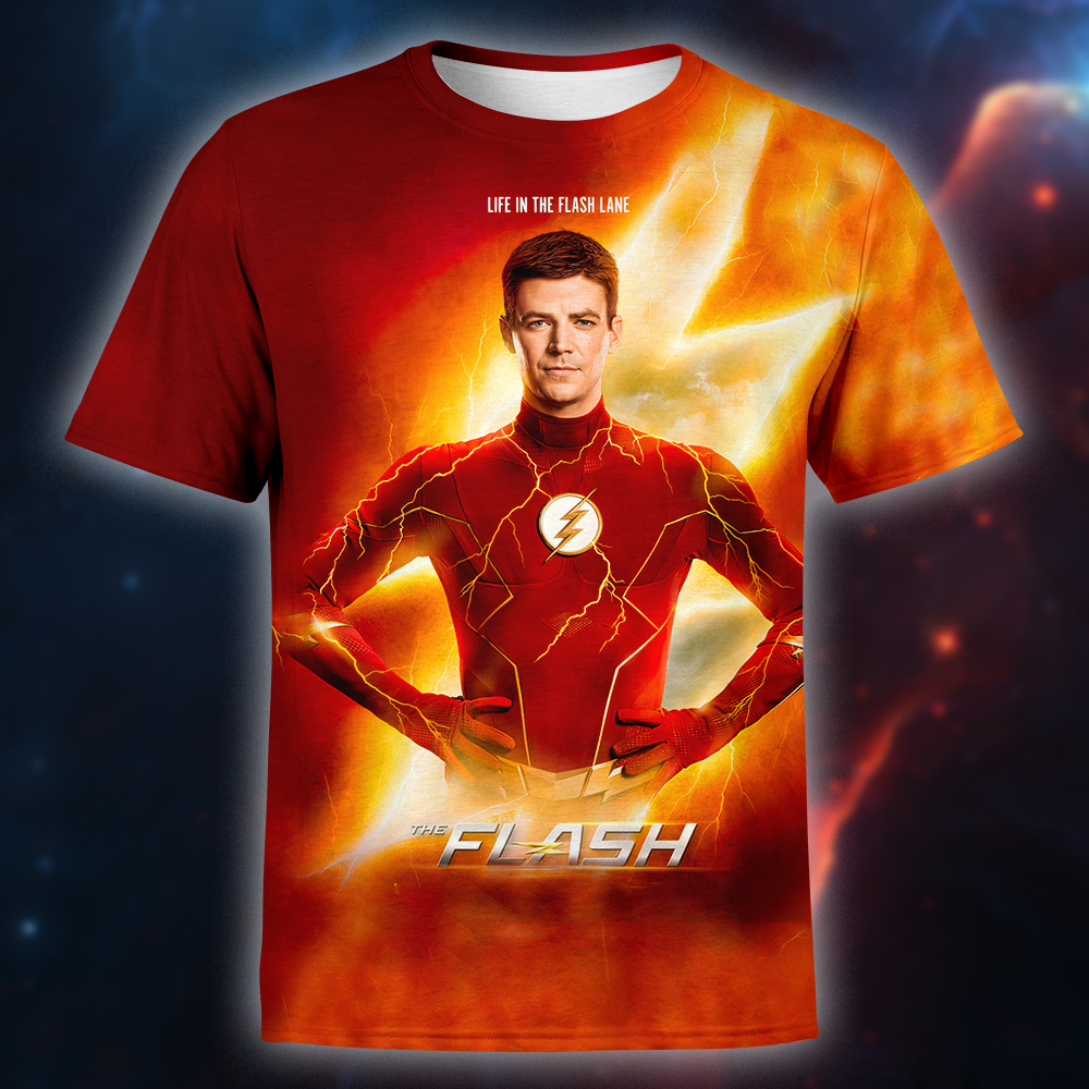 The Flash Season 9 Life In The Flash Lane 13d T Shirt All Over Print Shirts Tgrvaz