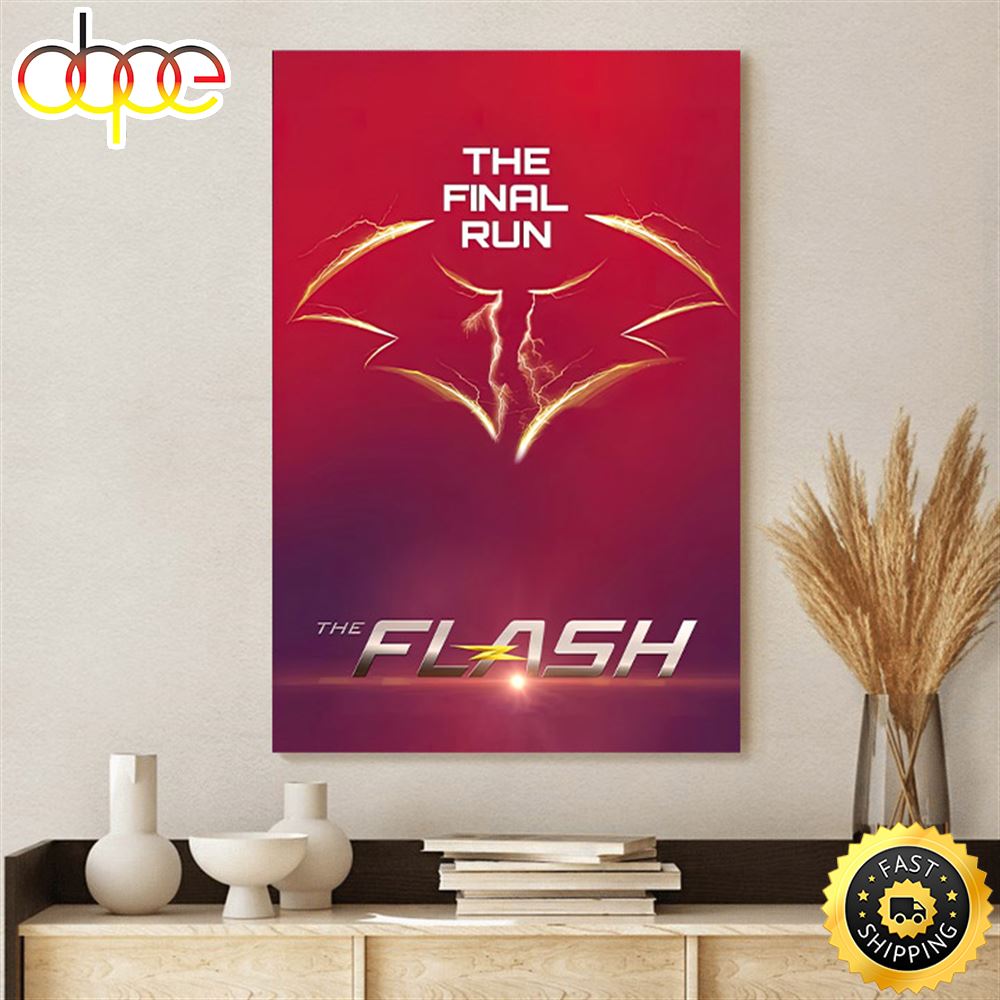 The Flash Season 9 The Final Run Poster Canvas Qhe4be