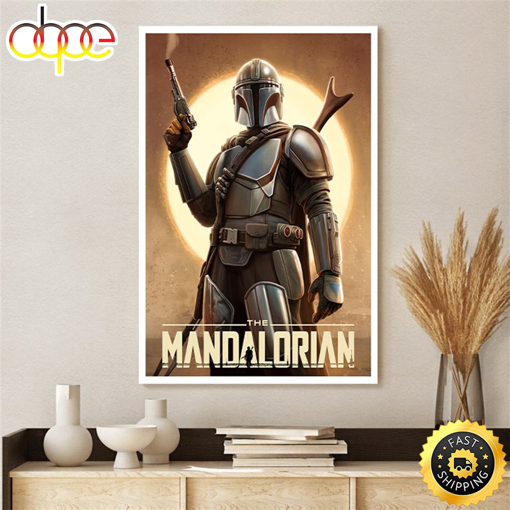 The Mandalorian Fan Art Poster Canvas Df7aer