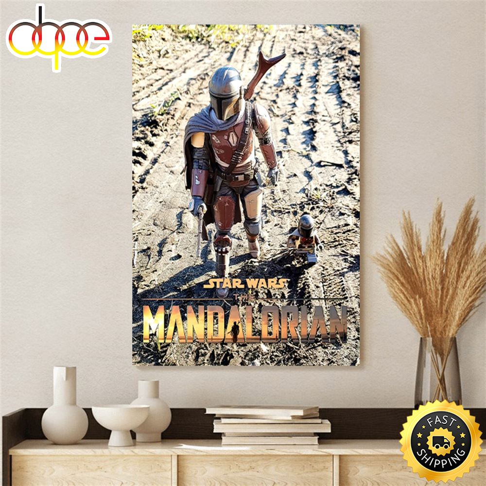 The Mandalorian Season 3 Promo Poster Canvas Gwlkpu