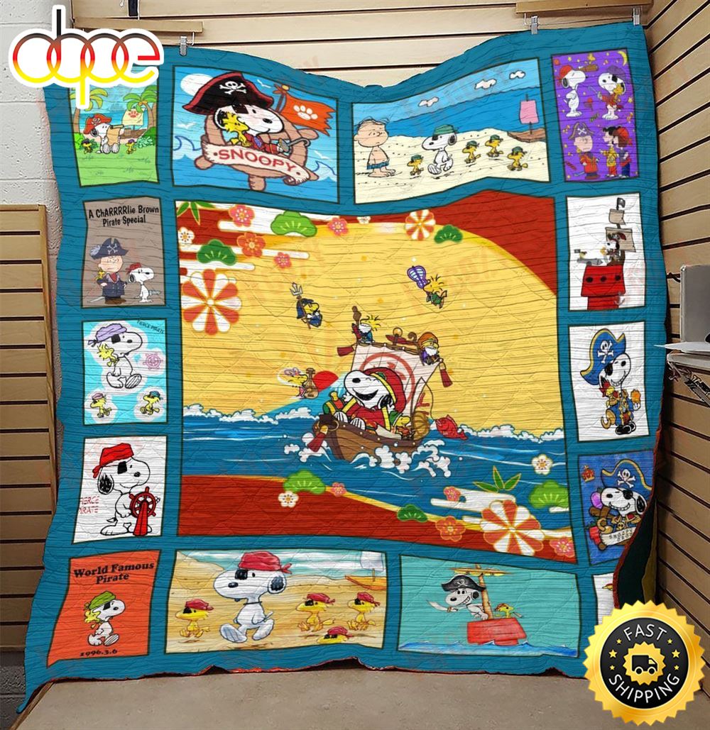 The Pirate Snoopy The Peanuts Movie Snoopy Dog Blanket M1nog0