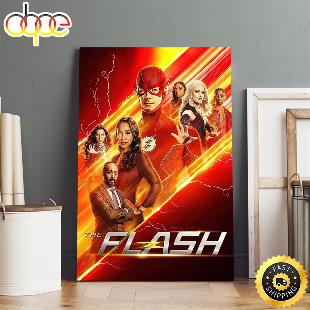 The Final Season Of The Flash Poster Canvas Llxxat