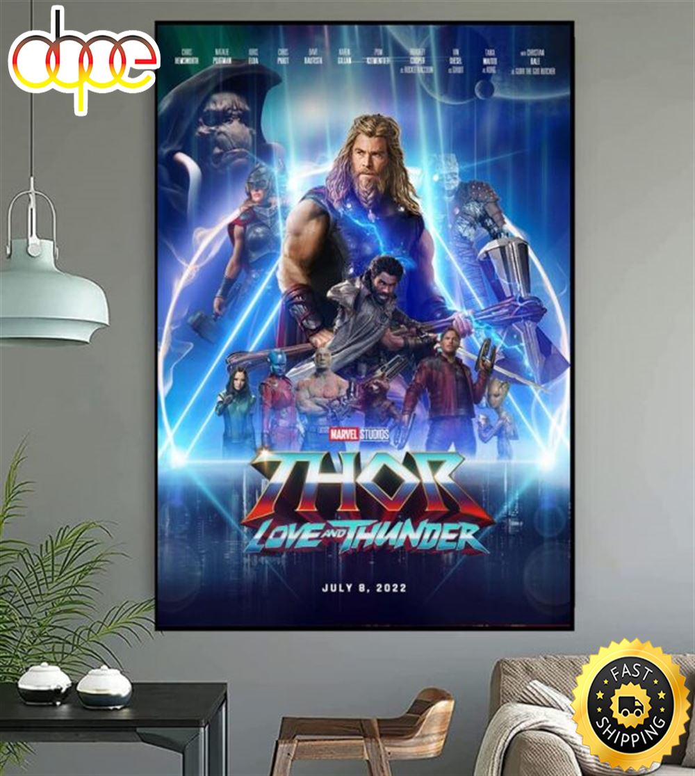 Thor Love And Thunder Thor 4 Art Home Decor Poster Canvas Yvsqyh