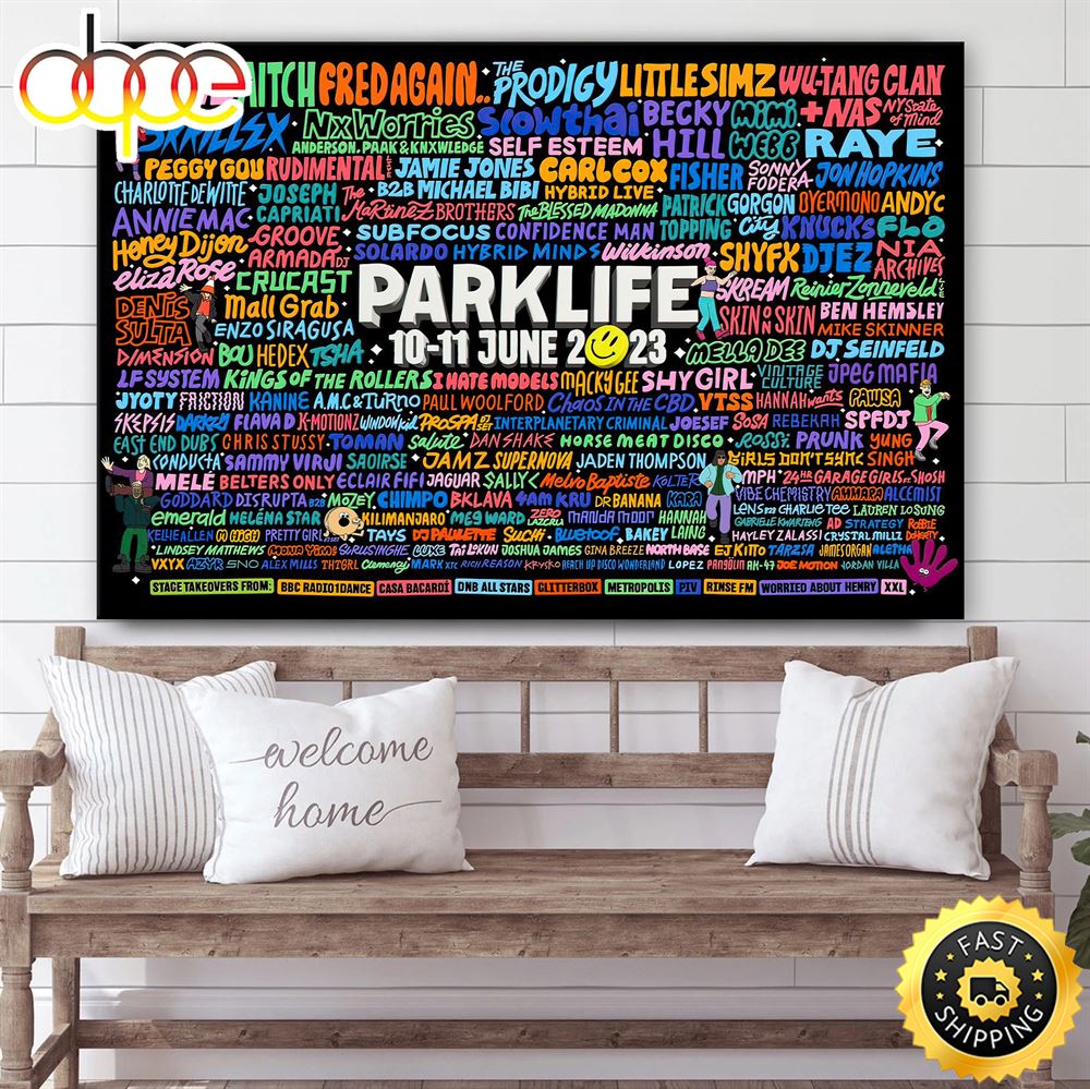Wutang Clan Parklife 2023 Is Here Wu Tang Is Coming To The UK Canvas Poster Rgsrng