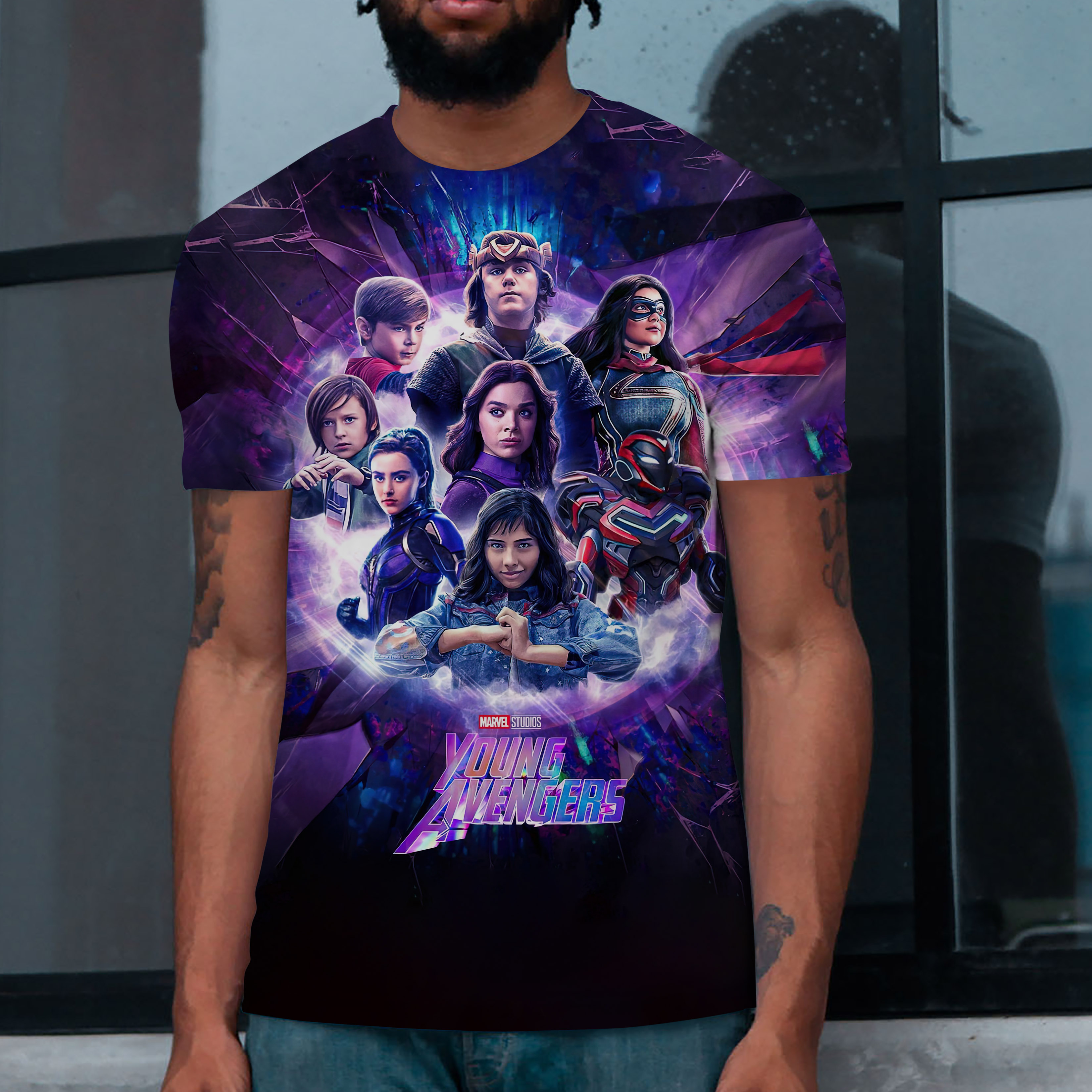Young Avengers Of Marvels T Shirt 3D All Over Print
