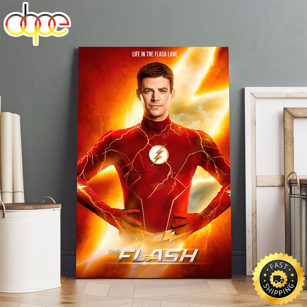 The Flash Season 9 Life In The Flash Lane Poster Canvas Jmputs