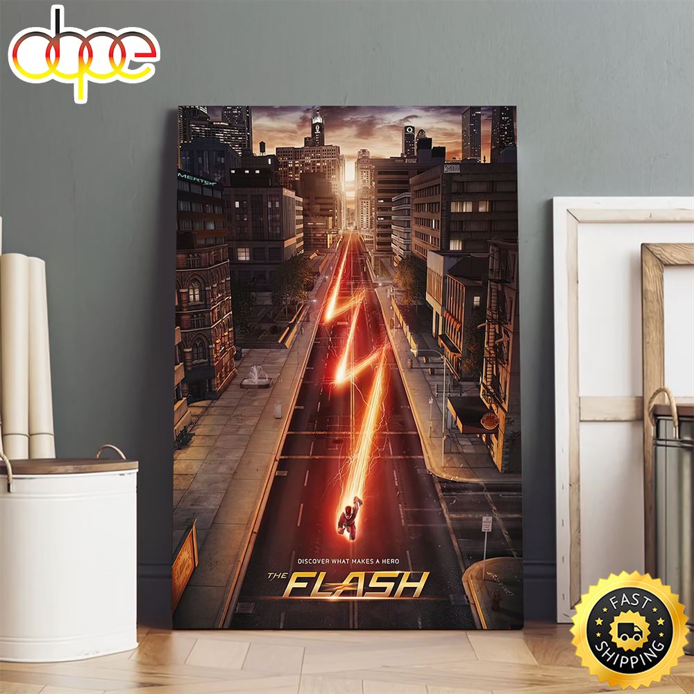 The Flash Season 9 New Poster Canvas Mngtra