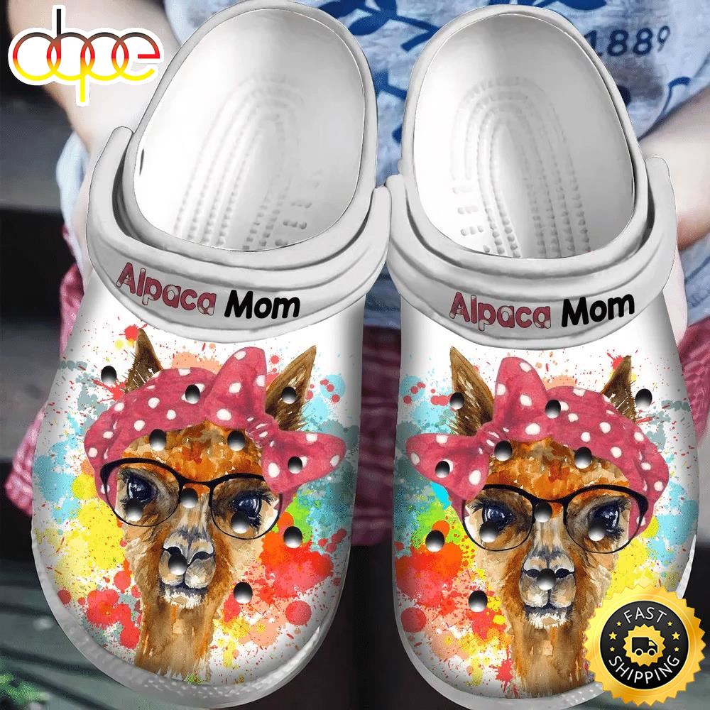 Alpaca Mom Crocs Classic Clogs Shoes Mothers Day Gift