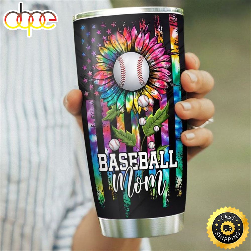 Baseball Mom Stainless Steel Mothers Tumbler Cup