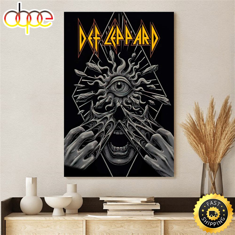 Def Leppard Buenos Aires Tour 2023 Poster Canvas Bvps3i