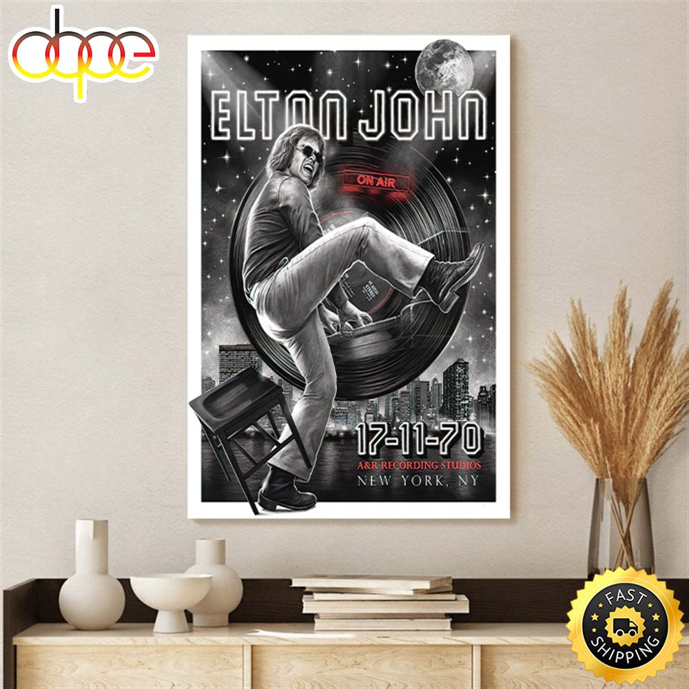 Elton John 171170 50th Anniversary Poster Canvas