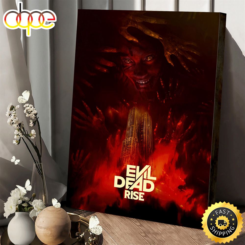 Evil Dead Rise Horror Film Poster Canvas Yq7zye