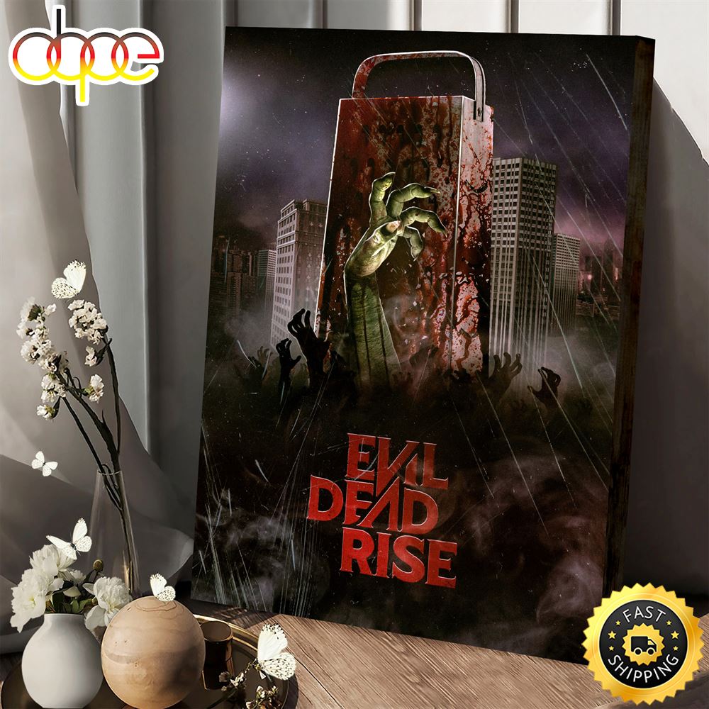 Evil Dead Rise Horror Hand Poster Canvas F2gz9f