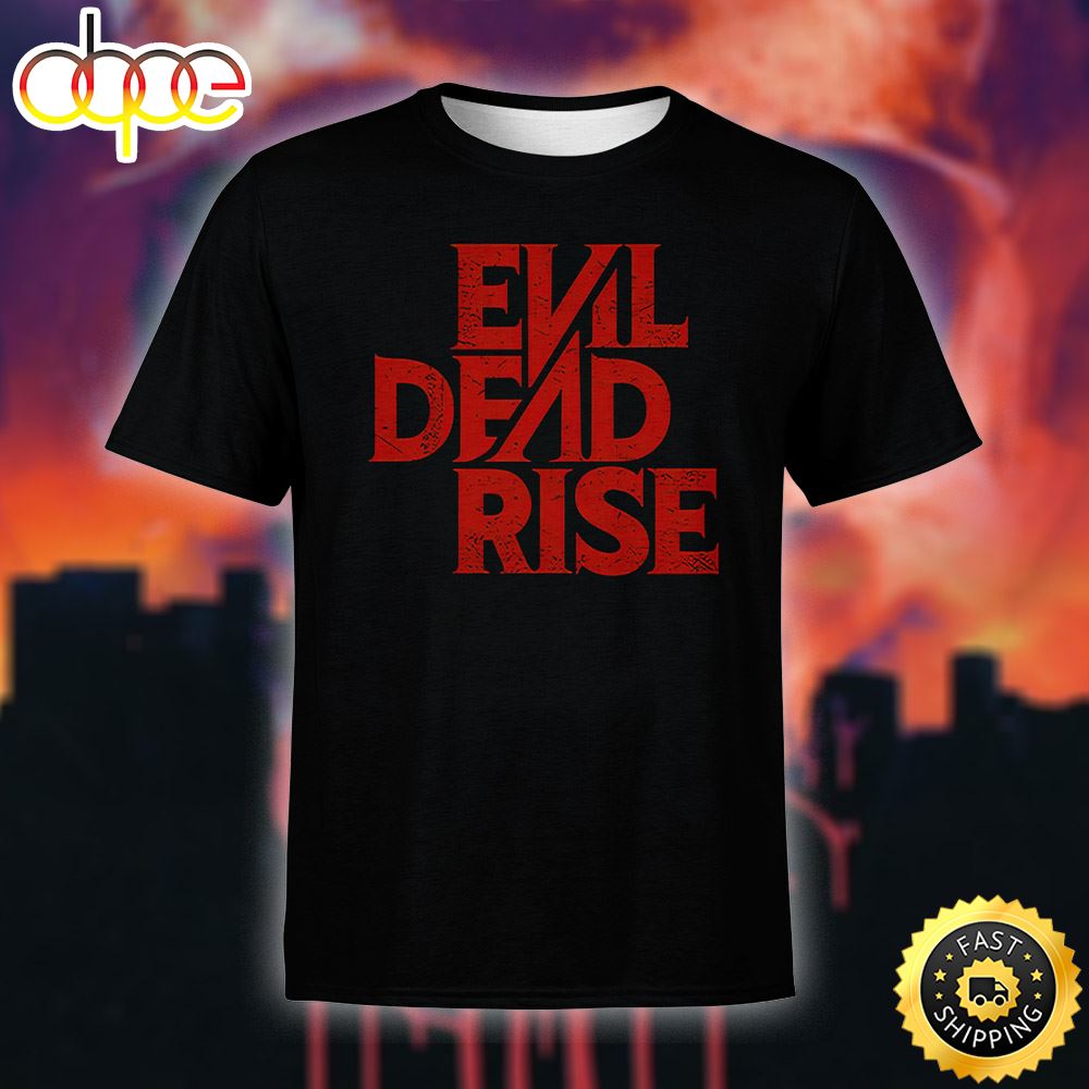 Evil Dead Rise In The Dark Unisex Black T Shirt Xlxcmn
