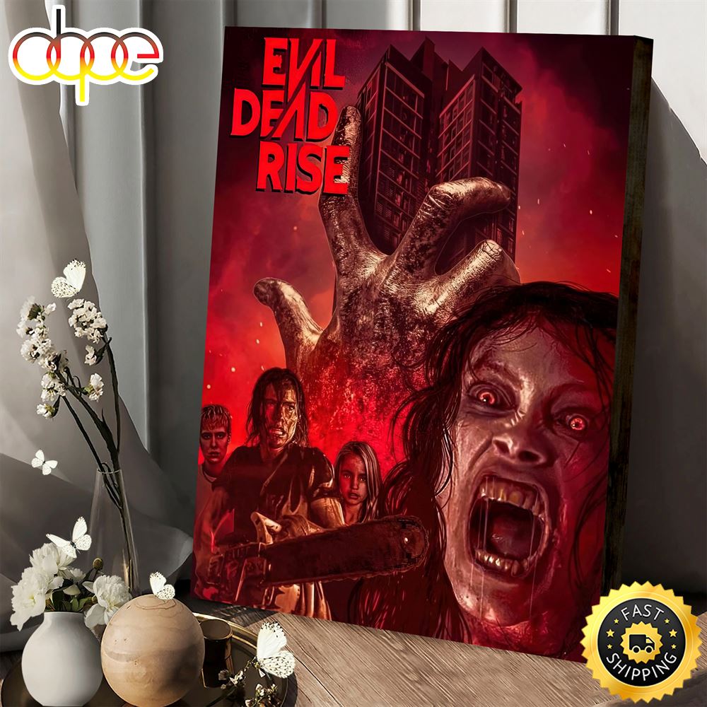 Evil Dead Rise Poster Movie Poster Canvas B4gjye