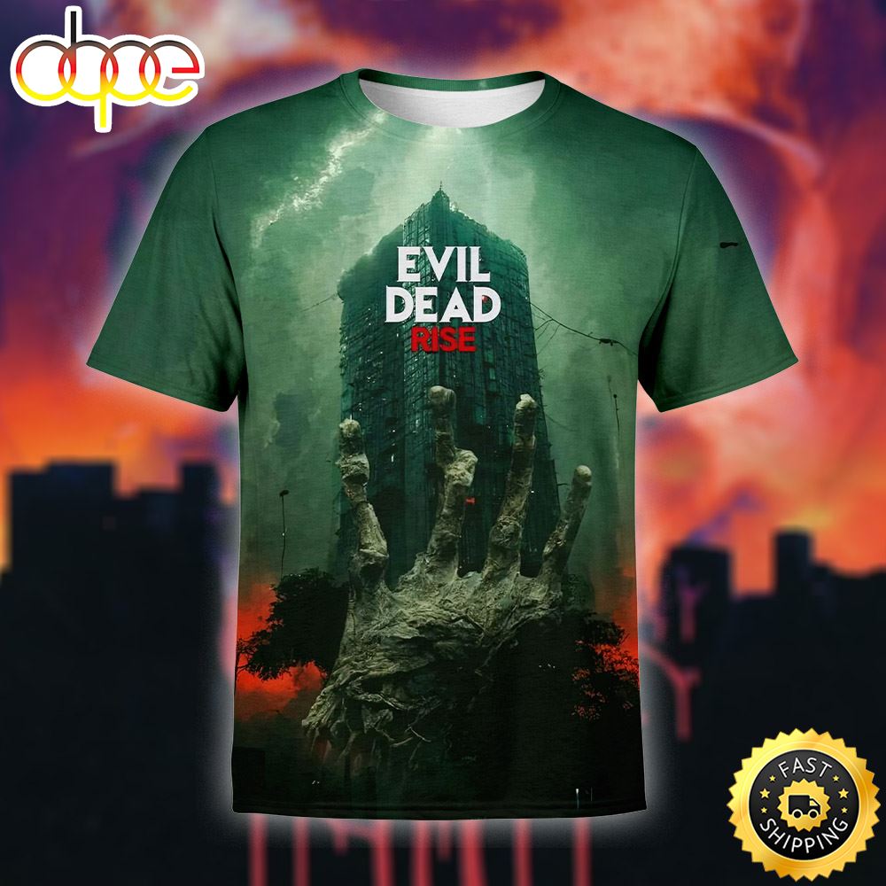 Evil Dead Rise Tree Hand 3d Shirt All Over Print L668db