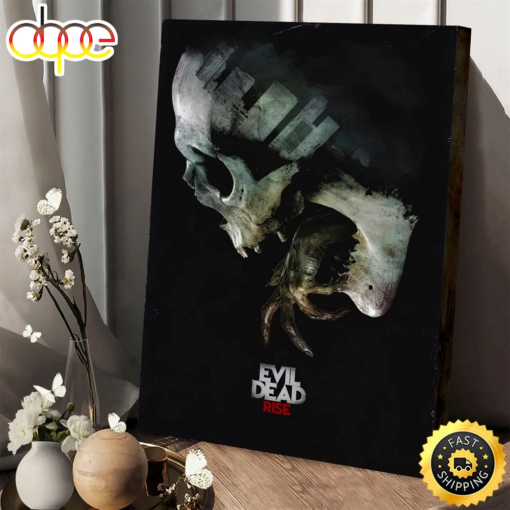 Evil Dead Riser Skull Hand Poster Canvas Sn1lk4