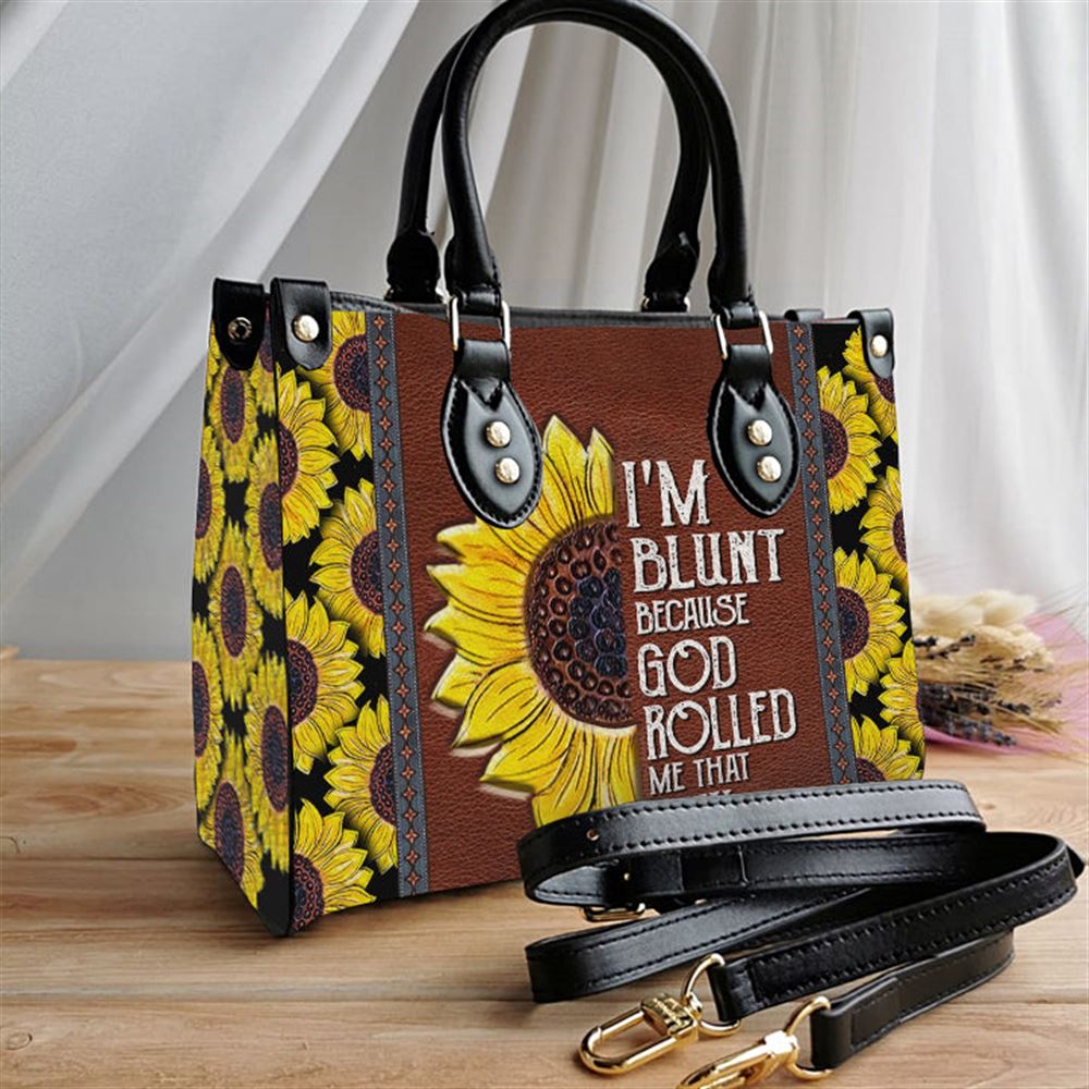 Faith Sunflower Funny Leather Women Handbags Mother S Day Gifts For Mom 1 Dlhrz3