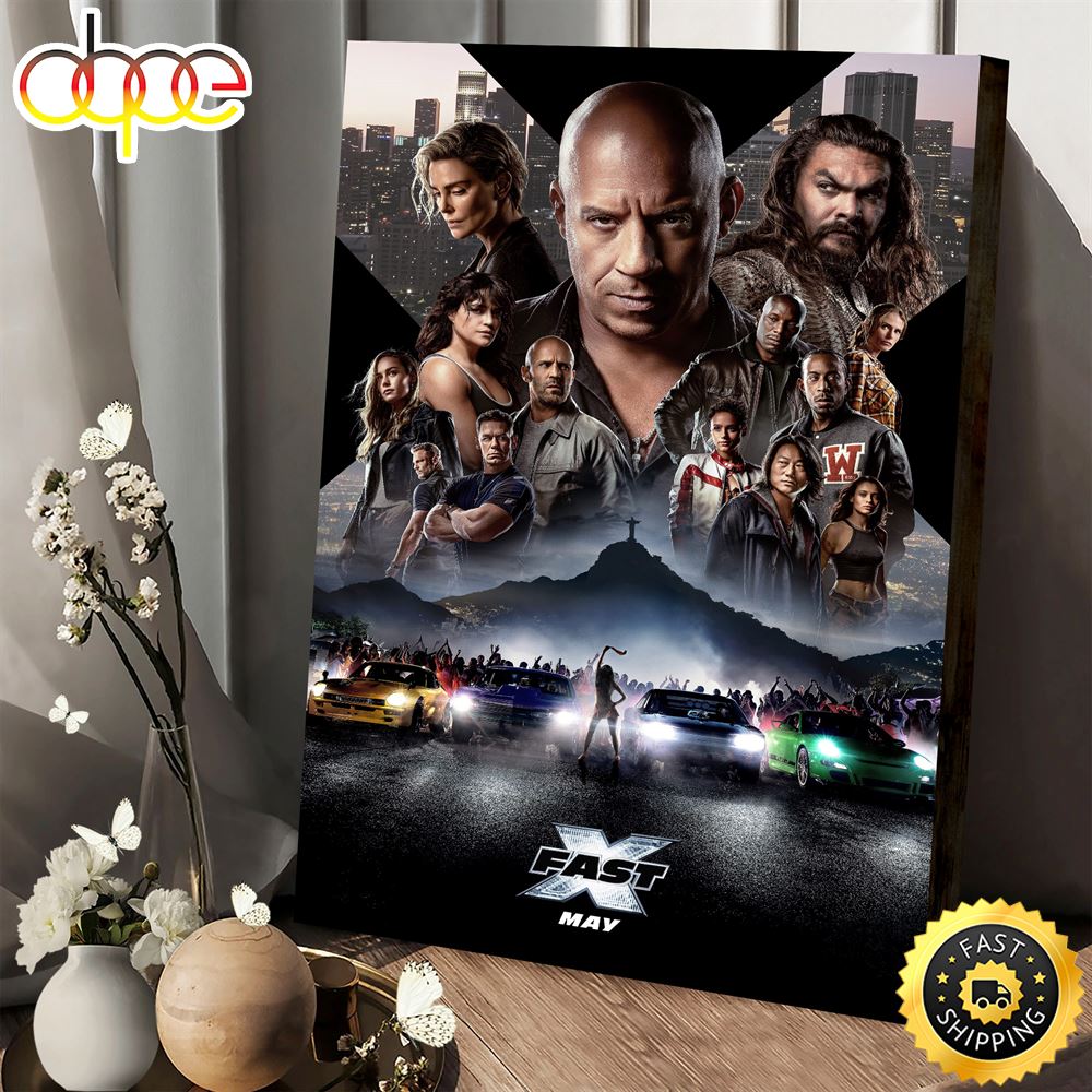 Fast X Fast And Furious New Poster Movie 2023 Poster Canvas Egfmeg