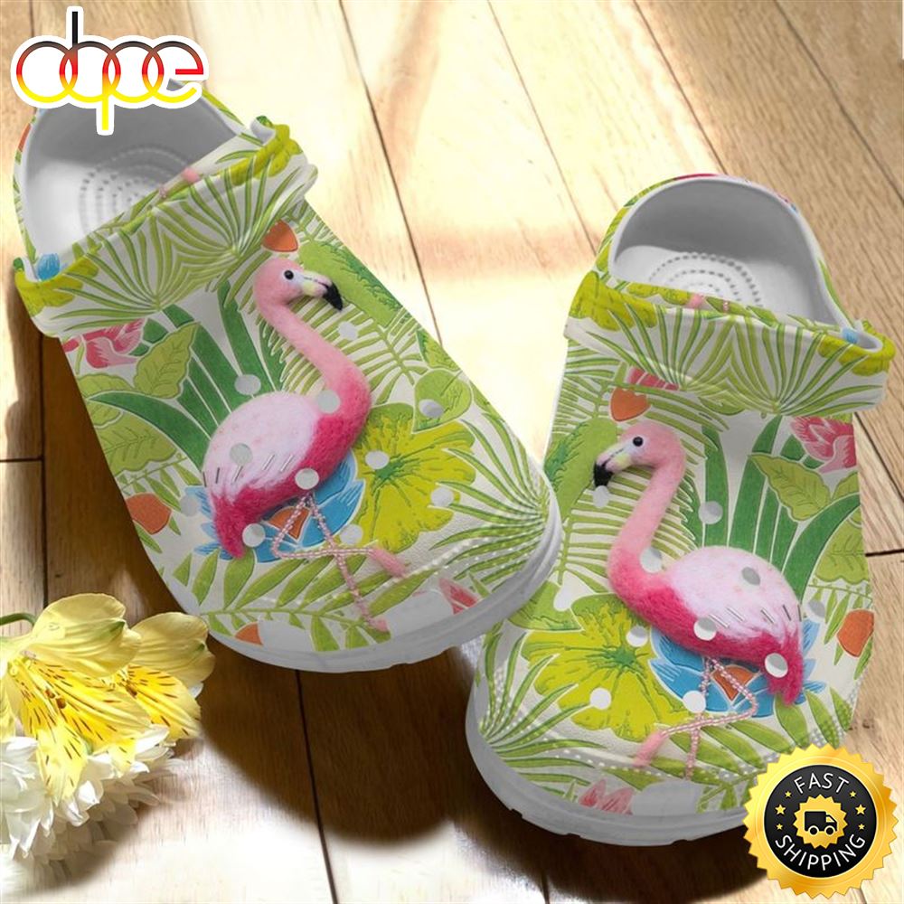 Flamingo Tropical Summers Flamingo Lovers Mother Gift Grandma Gift Daughter Gift Crocs Clog Shoes X1ngda