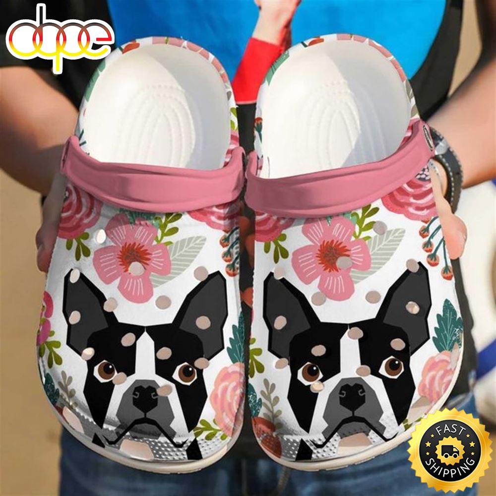 French Bulldog Mom Croc Frenchie Floral Happy Mother's Day Croc Mummy Birthday Crocs Clog Shoes