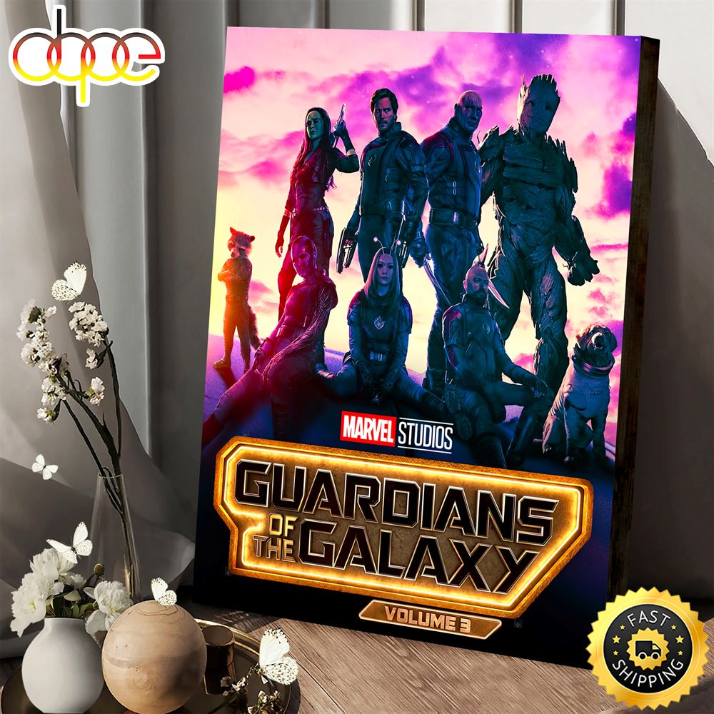 Guardians Of The Galaxy Marvel Studios 2023 Poster Canvas Nqrj8h