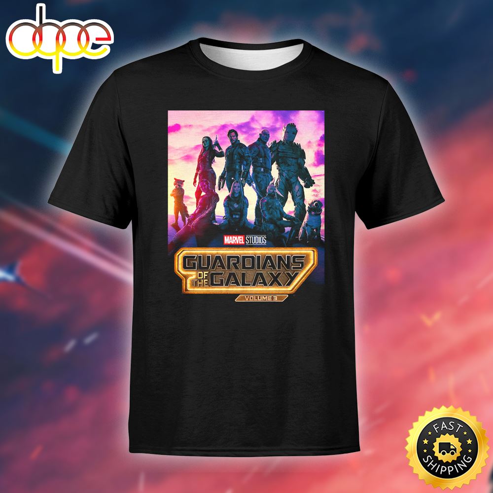 Guardians Of The Galaxy Marvel Studios 2023 Unisex T Shirt Vrir5c