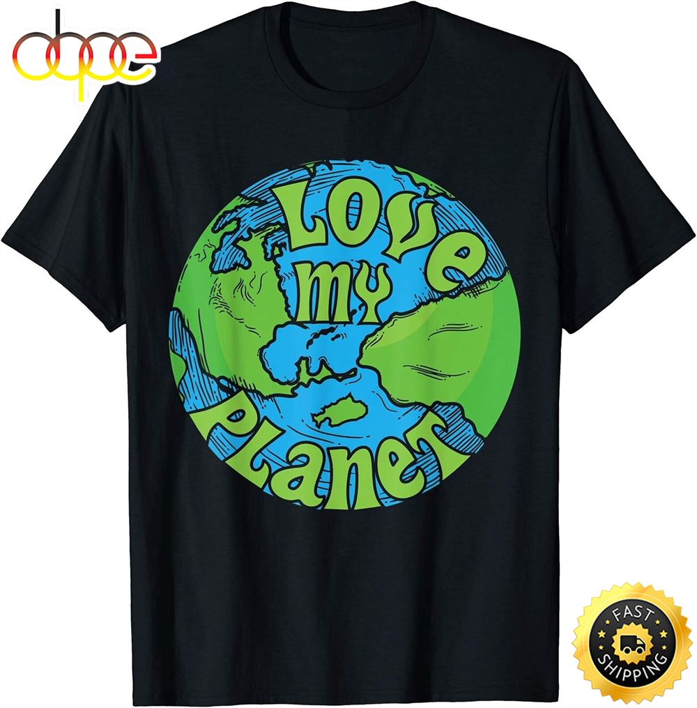 Save The Planet Earth Day Environment Turtle Recycle Ocean T-Shirt ...