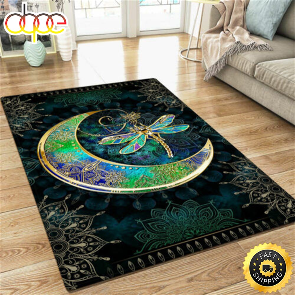 Hippie Moon Dragonfly Hippie Carpet Rug Fnpfgn
