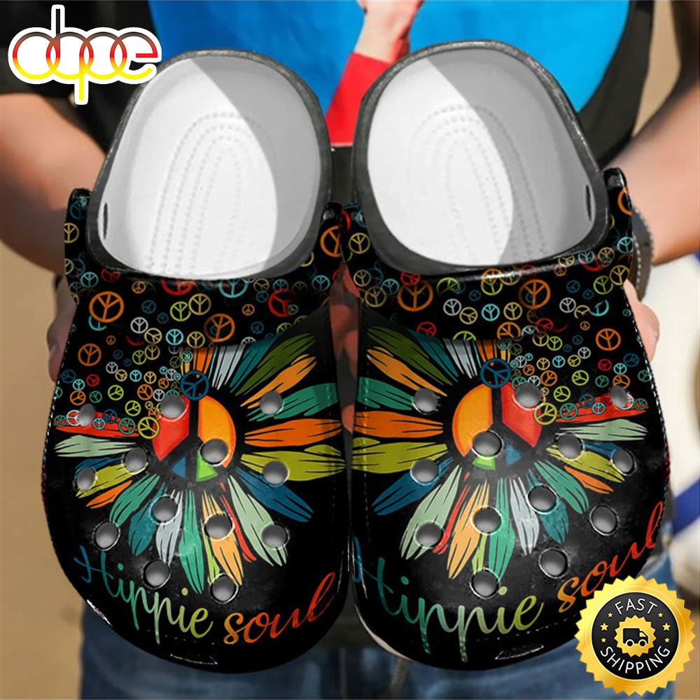 Hippie Soul Sunflower Shoes Clog Shoess Clogs Gifts For Birthday Holiday Q6nbag