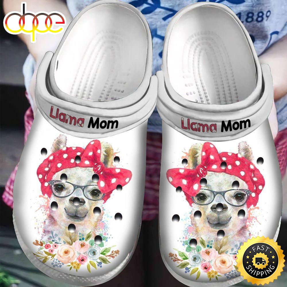 Llama Mom Crocs Classic Clogs Shoes Mothers Day Gift Arqk9a