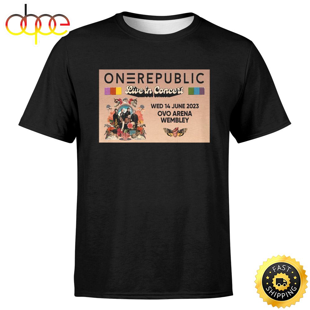 Onerepublic Announce London Wembley Arena Date For 2023 T Shirt Phmd5t