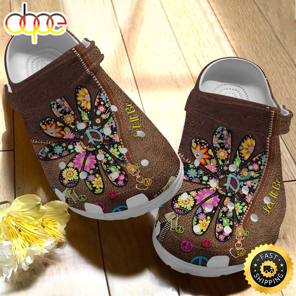 Peace Hippie Sunflower Shoes