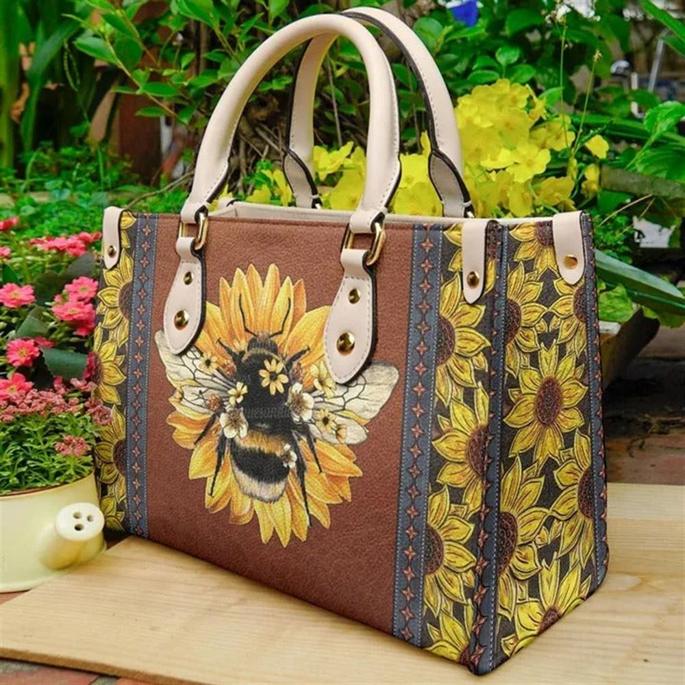 Queen Bee Sunflower Leather Women Handbags Mother S Day Gifts For Mom 1 Ndq9op