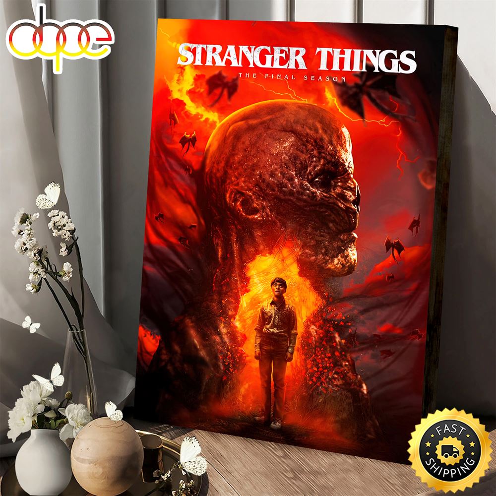 Stranger Things Season 5 Final Season Canvas Poster 1