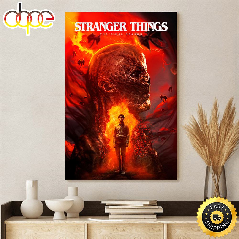 Stranger Things Season 5 Final Season Canvas Poster 2