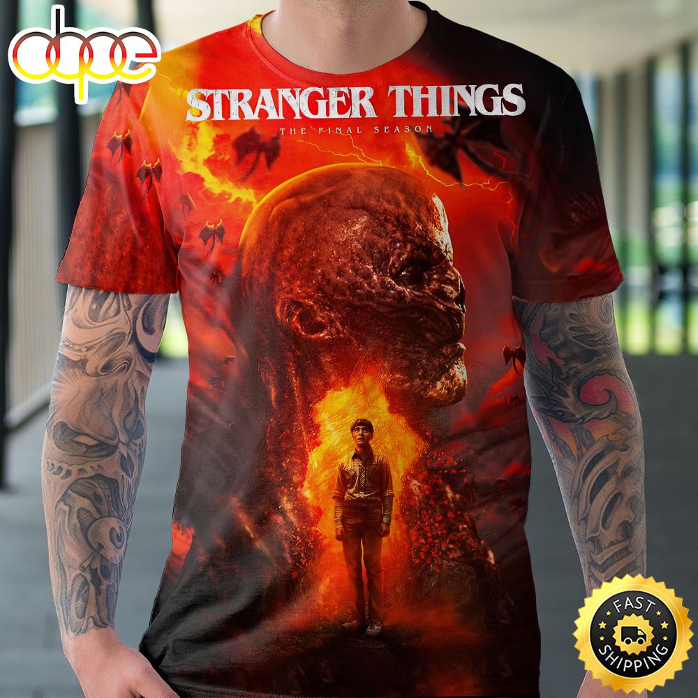 Stranger Things Season 5 Final Season T Shirt All Over Print Shirt 1