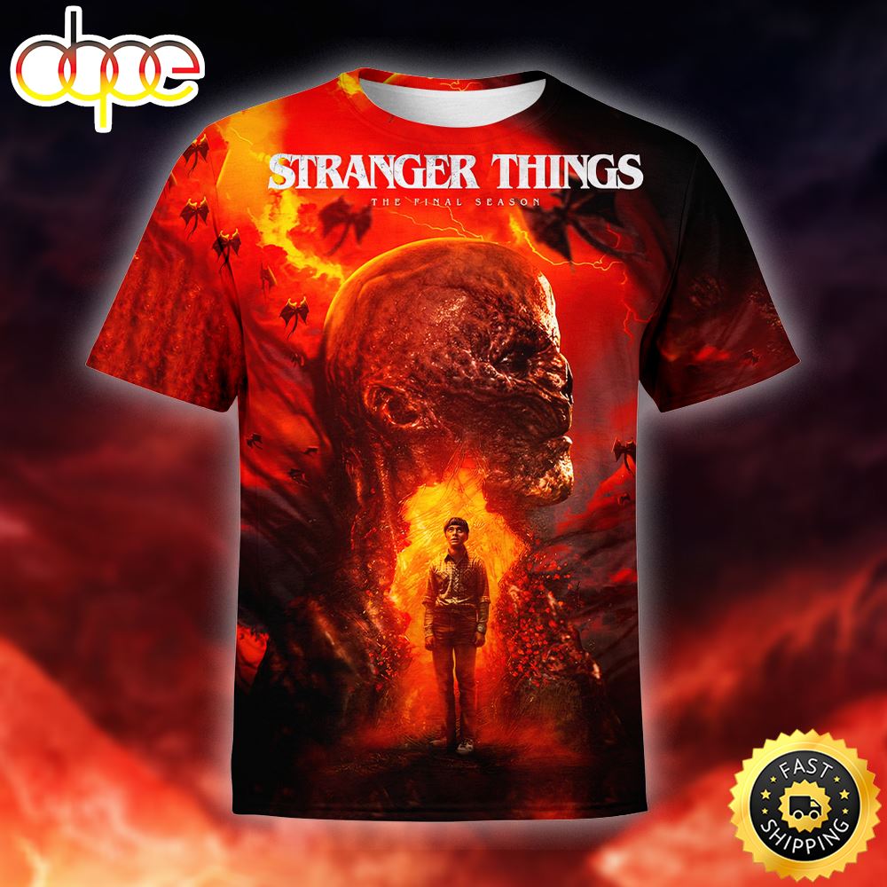 Stranger Things Season 5 Final Season T Shirt All Over Print Shirt
