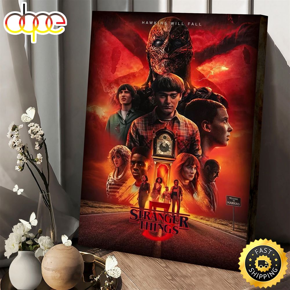 Stranger Things Season 5 Poster Official Canvas by brutifulstore - Issuu
