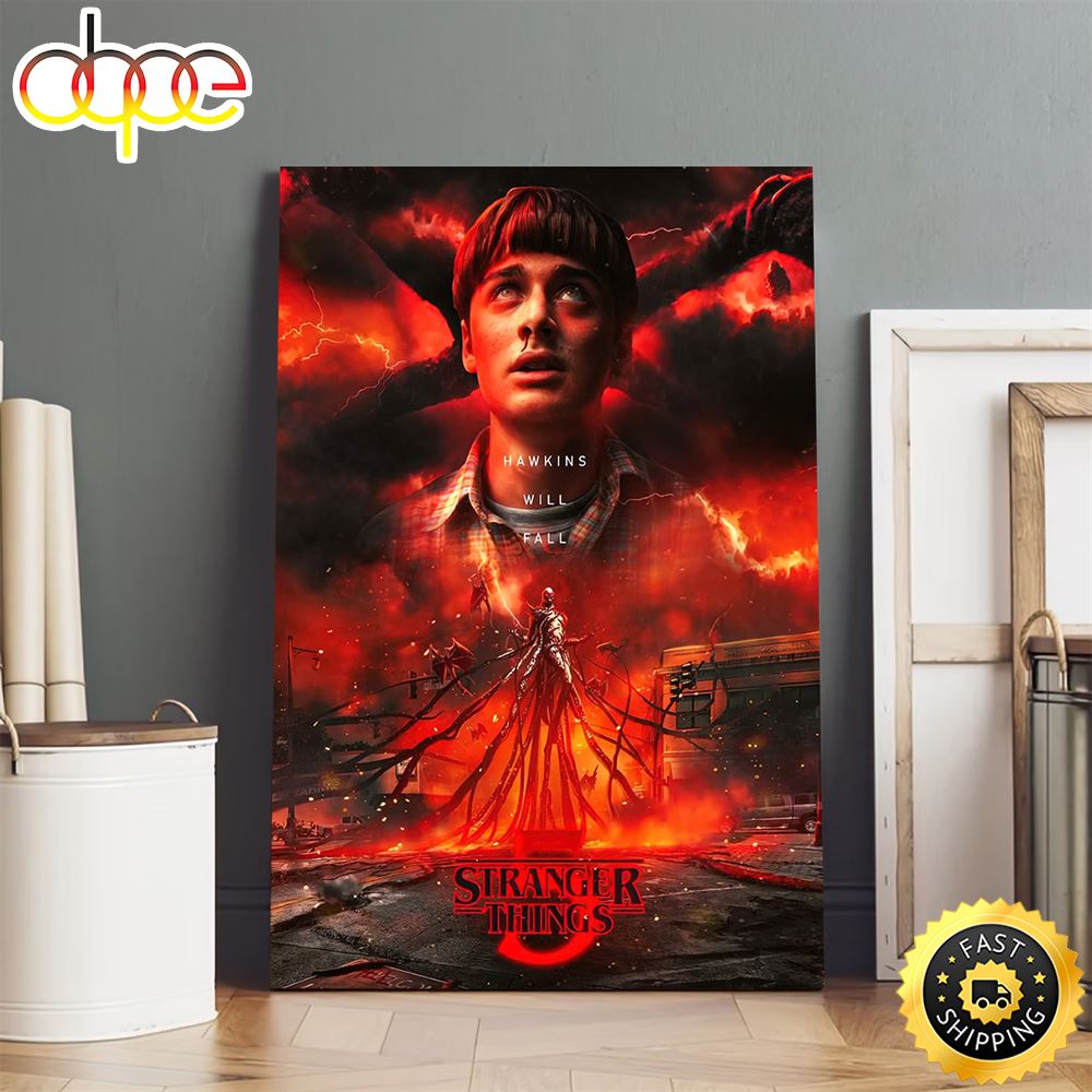 Stranger Things Season 5 Poster Official Canvas