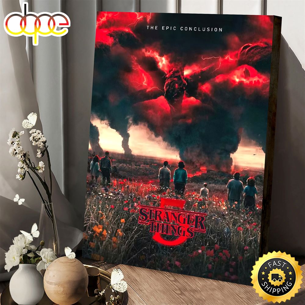 Stranger Things Season 5 The Epic Conclusion Canvas Poster 1