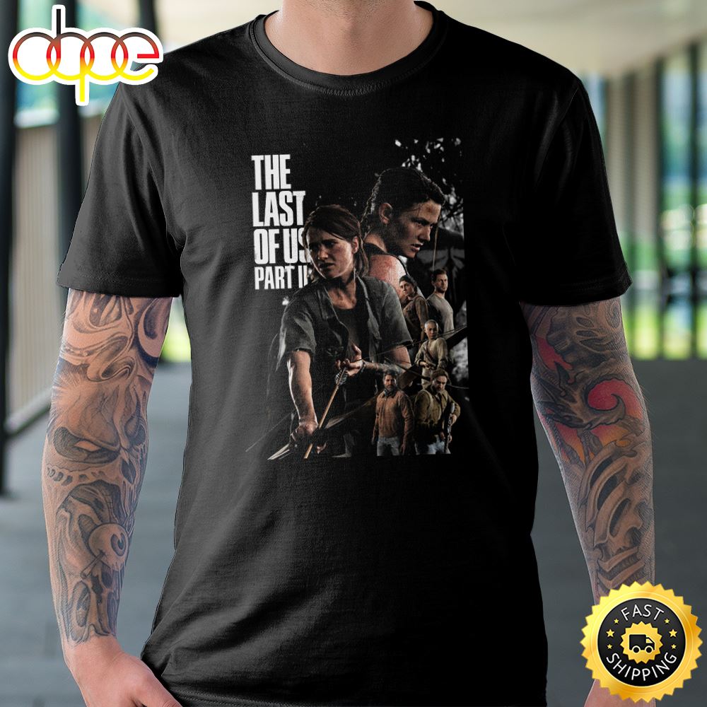 The Last Of Us Part Ii Ellie'S Tattoo Men'S T Shirt – BlacksWhite