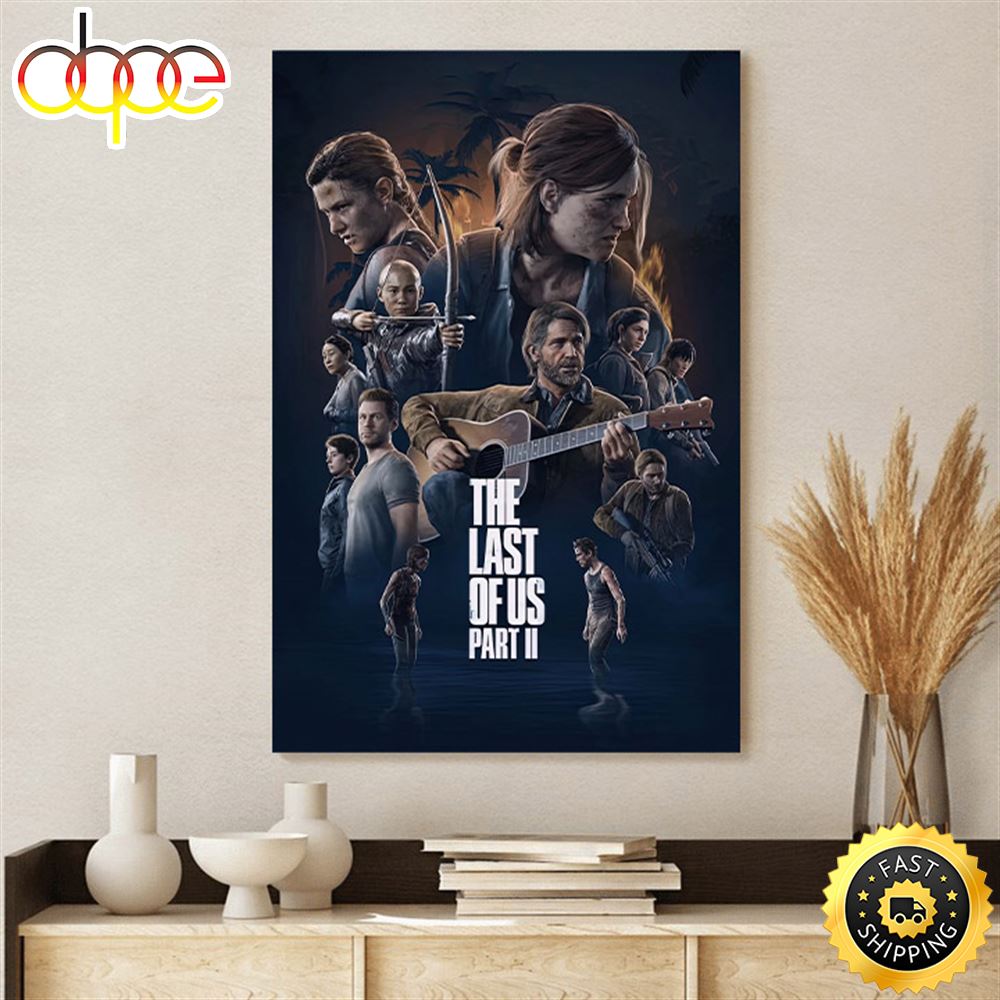 The Last Of Us Part Ii  2023 Poster Canvas Movie