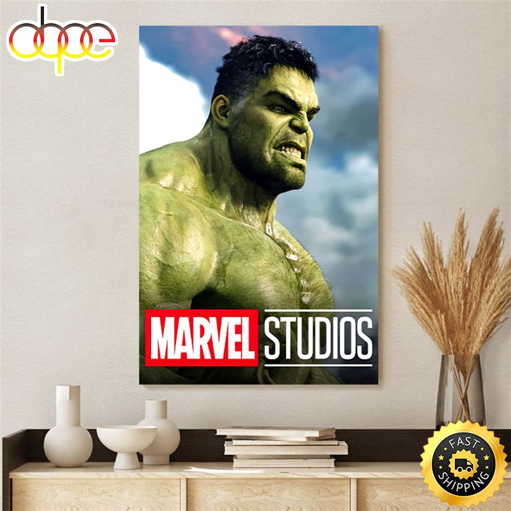 The Incredible Hulk Marvel Studios 2023 Poster Canvas K4bb4q
