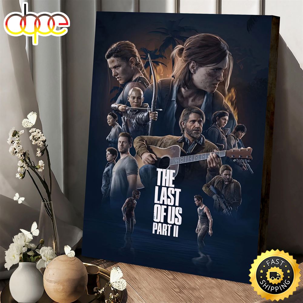 The Last Of Us Part Ii 2023 Poster Canvas Movie 