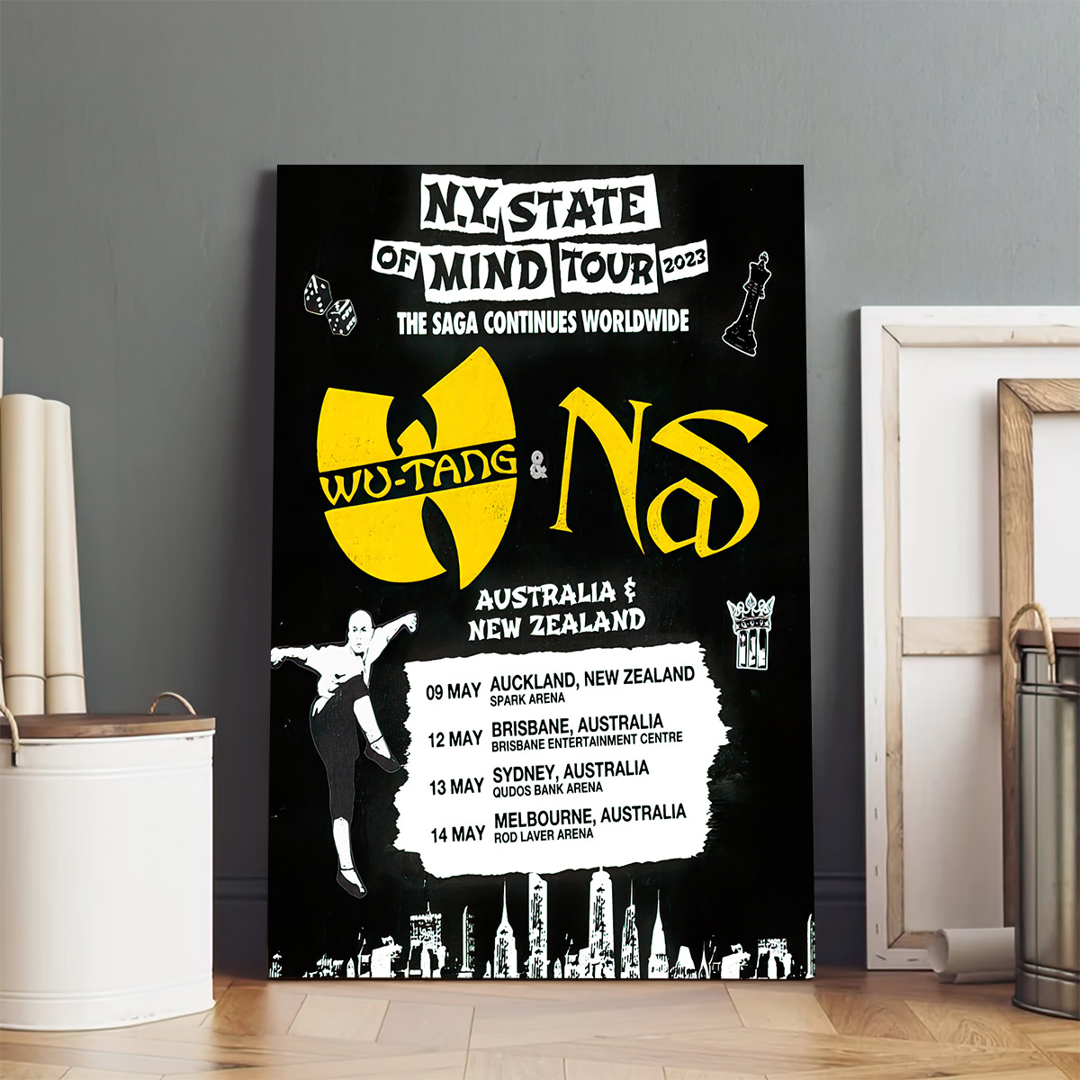 Wu Tang And Nas N.Y State Of Mind Tour 2023 Australia New Zealand 1.3