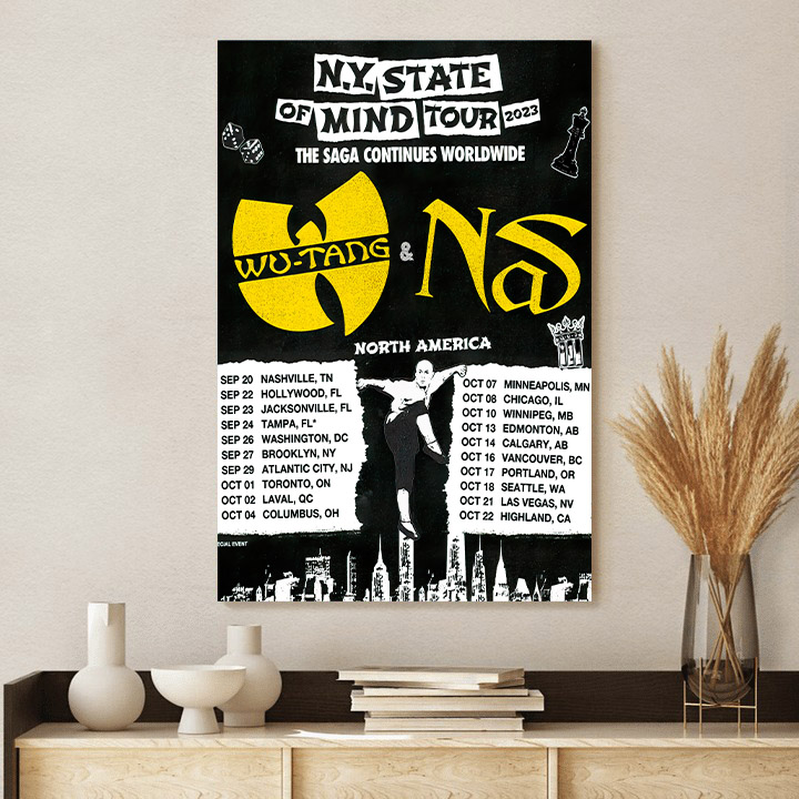 Wu Tang Nas N.Y State Of Mind Tour 2023 The Saga Continues Worldwide North America 1.1